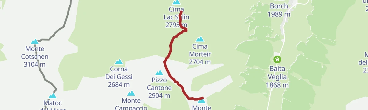 Route map: Ascent to the Resa with Joëlette